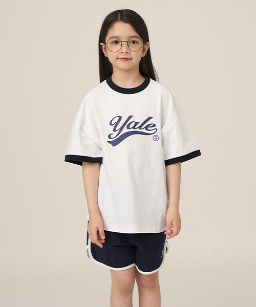 [예일키즈] 빅 로고 돌핀 팬츠 상하세트 A5M013_바이올렛 150